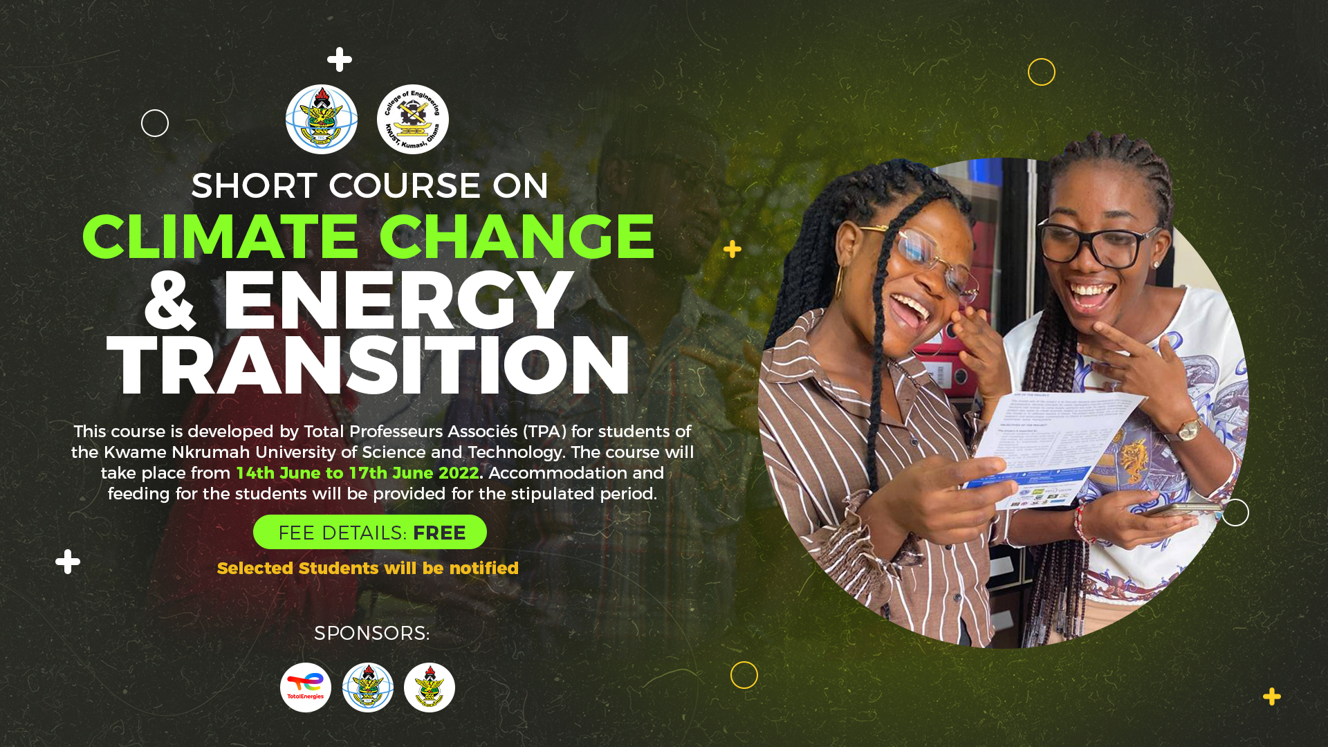 Short Courses in Climate Change and Energy Transition